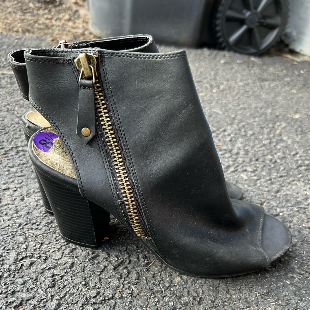 Madden girl peep toe booties
